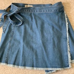 Madewell denim skirt